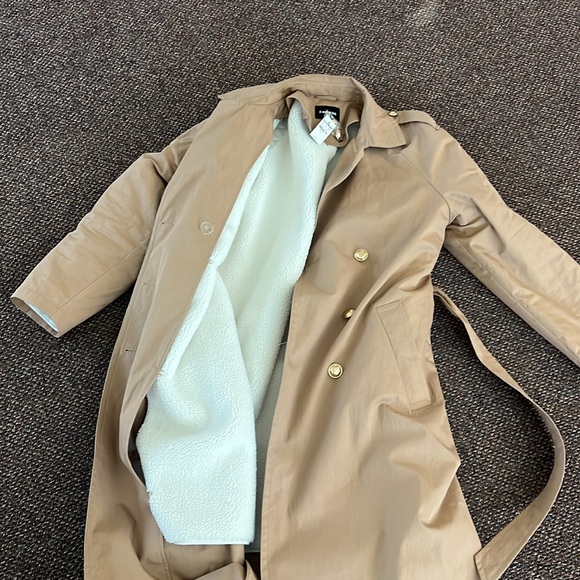 Express Sherpa-lined Trench Coat - Picture 2 of 8